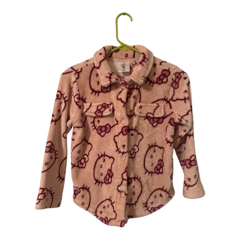 Hello Kitty Pink Fleece Kids Shirt